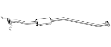 Střední tlumič výfuku WALKER 22412