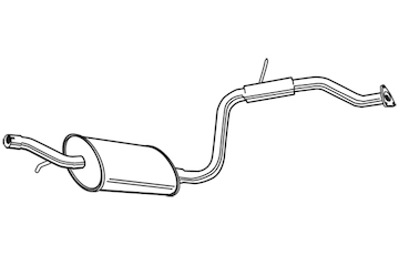 Střední tlumič výfuku WALKER 22414