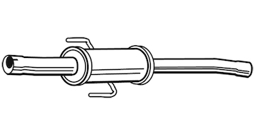 Střední tlumič výfuku WALKER 22418