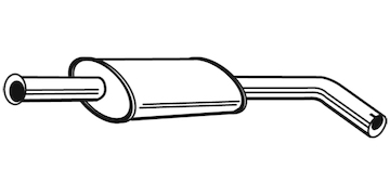 Střední tlumič výfuku WALKER 22446