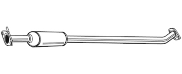 Střední tlumič výfuku WALKER 22449