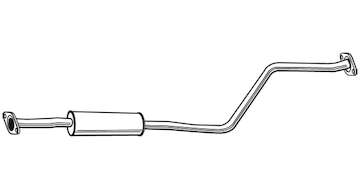 Střední tlumič výfuku WALKER 22451