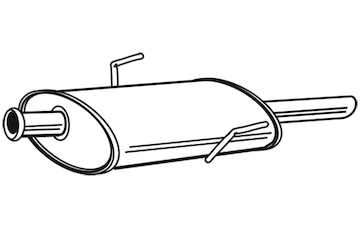 Střední tlumič výfuku WALKER 22479