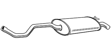 Zadní tlumič výfuku WALKER 22484