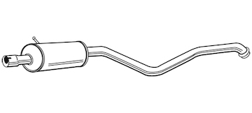 Střední tlumič výfuku WALKER 22507