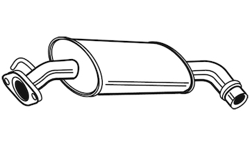 Predni tlumic vyfuku WALKER 22515