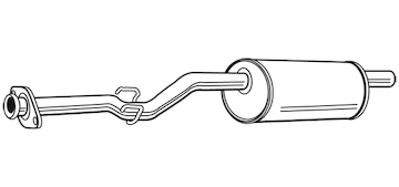 Zadní tlumič výfuku WALKER 22517