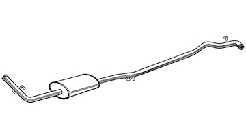 Střední tlumič výfuku WALKER 22519