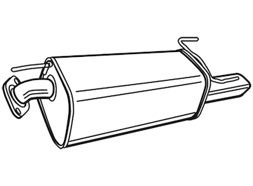 Zadní tlumič výfuku WALKER 22524