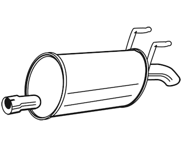 Zadní tlumič výfuku WALKER 22528