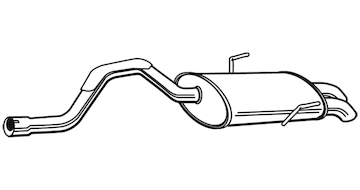 Zadní tlumič výfuku WALKER 22531