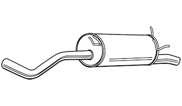 Zadní tlumič výfuku WALKER 22534