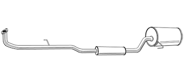 Zadní tlumič výfuku WALKER 22547