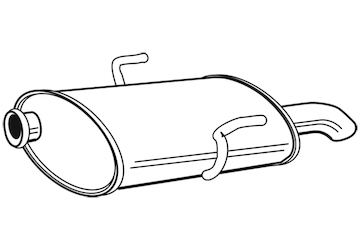 Zadní tlumič výfuku WALKER 22559