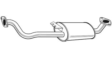 Střední tlumič výfuku WALKER 22588