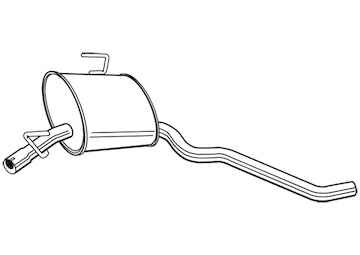 Střední tlumič výfuku WALKER 22617