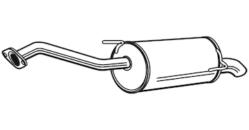 Zadní tlumič výfuku WALKER 22624