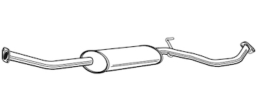 Střední tlumič výfuku WALKER 22625