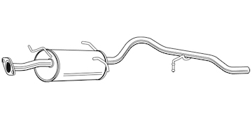 Zadní tlumič výfuku WALKER 22632