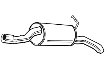 Zadní tlumič výfuku WALKER 22655