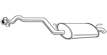 Zadní tlumič výfuku WALKER 22666