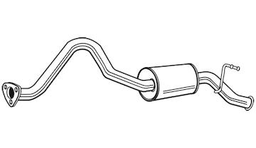 Zadní tlumič výfuku WALKER 22672