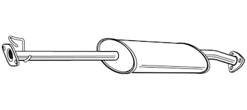 Střední tlumič výfuku WALKER 22675
