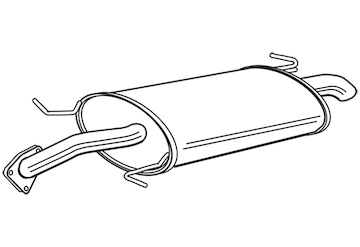 Zadní tlumič výfuku WALKER 22695