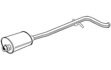 Střední tlumič výfuku WALKER 22705