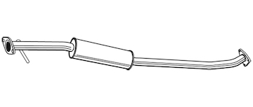 Střední tlumič výfuku WALKER 22707