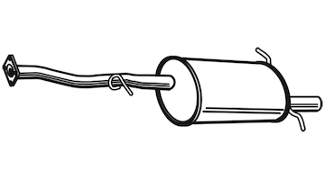 Zadní tlumič výfuku WALKER 22710