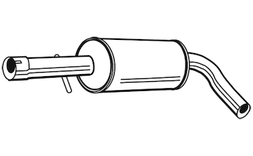 Střední tlumič výfuku WALKER 22719