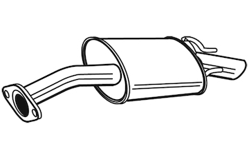 Zadní tlumič výfuku WALKER 22724