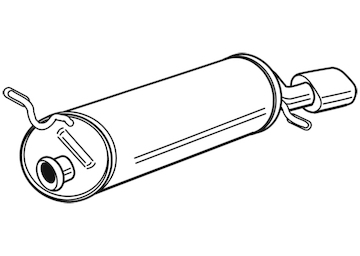 Zadní tlumič výfuku WALKER 22726