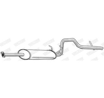 Zadni tlumic vyfuku WALKER 22731