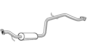 Střední tlumič výfuku WALKER 22742