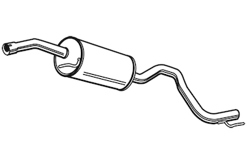 Střední tlumič výfuku WALKER 22771