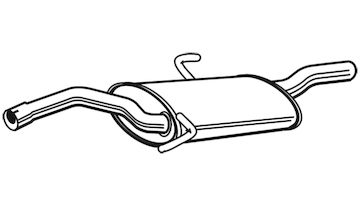 Zadní tlumič výfuku WALKER 22791