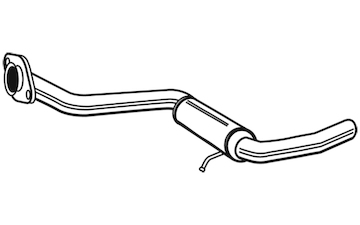 Střední tlumič výfuku WALKER 22821