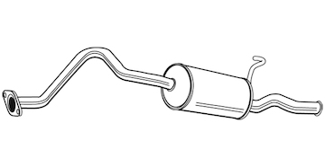 Zadní tlumič výfuku WALKER 22824