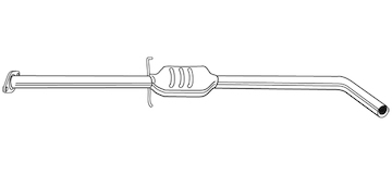 Predni tlumic vyfuku WALKER 22829