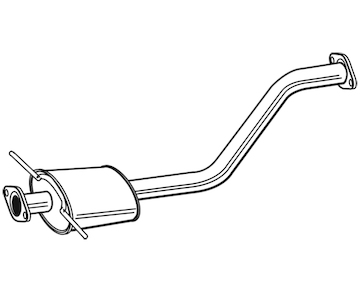 Střední tlumič výfuku WALKER 22830