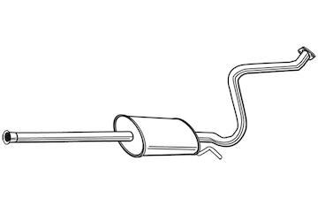 Střední tlumič výfuku WALKER 22833