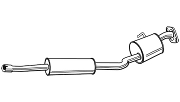 Zadní tlumič výfuku WALKER 22848