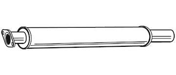 Střední tlumič výfuku WALKER 22853