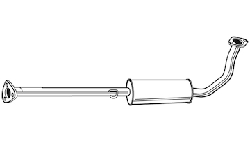 Střední tlumič výfuku WALKER 22864
