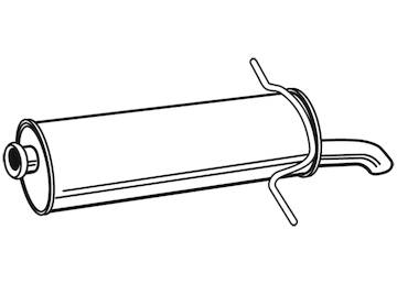 Zadní tlumič výfuku WALKER 22867