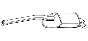 Zadní tlumič výfuku WALKER 22885