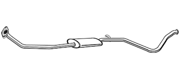 Střední tlumič výfuku WALKER 22890