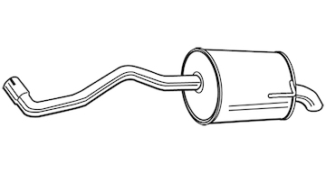 Zadní tlumič výfuku WALKER 22898